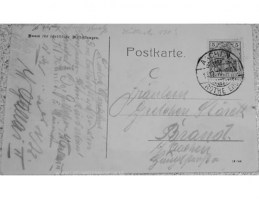 aachener export bierbrauerei postkaart 1912 achterzijde